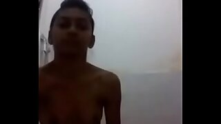 Horny Indian Babe in arms Enjoying Shower Naked - Indian Porn