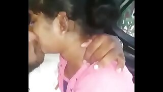 teen indian sucking dick in car